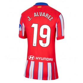 Dámské fotbalový oblečení Atletico Madrid Julian Alvarez #19 Domácí košile 2024-25 Krátkým Rukávem